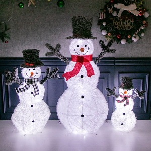 크리스마스  LED 화이트 눈사람 3종세트(60cm,90cm,120cm)크리스마스  LED 화이트 눈사람 3종세트(60cm,90cm,120cm)리틀타익스 노원점리틀타익스 노원점